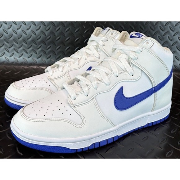 Nike Dunk High White Concord Blue DV0828-101 Mens Athletic Sneakers size 10.5 - Picture 1 of 8